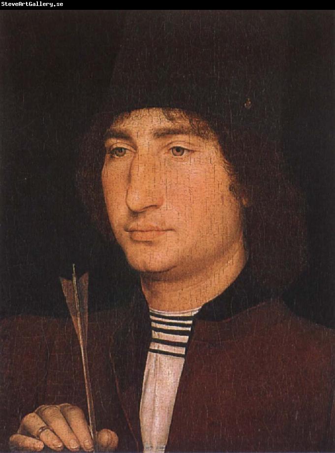 Hans Memling Portratt of Monday with arrow